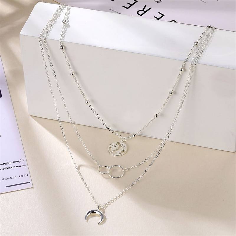 Multilayer Pendant Necklace Set - Women’s Jewelry - Necklaces - 4 - 2024