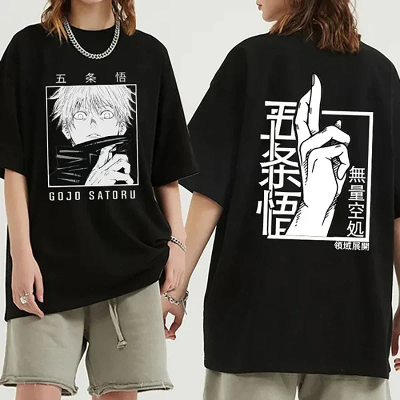 Mystic Gaze Oversized Tee – Anime-Inspired Graphic Streetwear - T-Shirts - Shirts & Tops - 1 - 2024