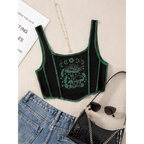 Mystical Mushroom Corset Tank - Women’s Clothing & Accessories - 7