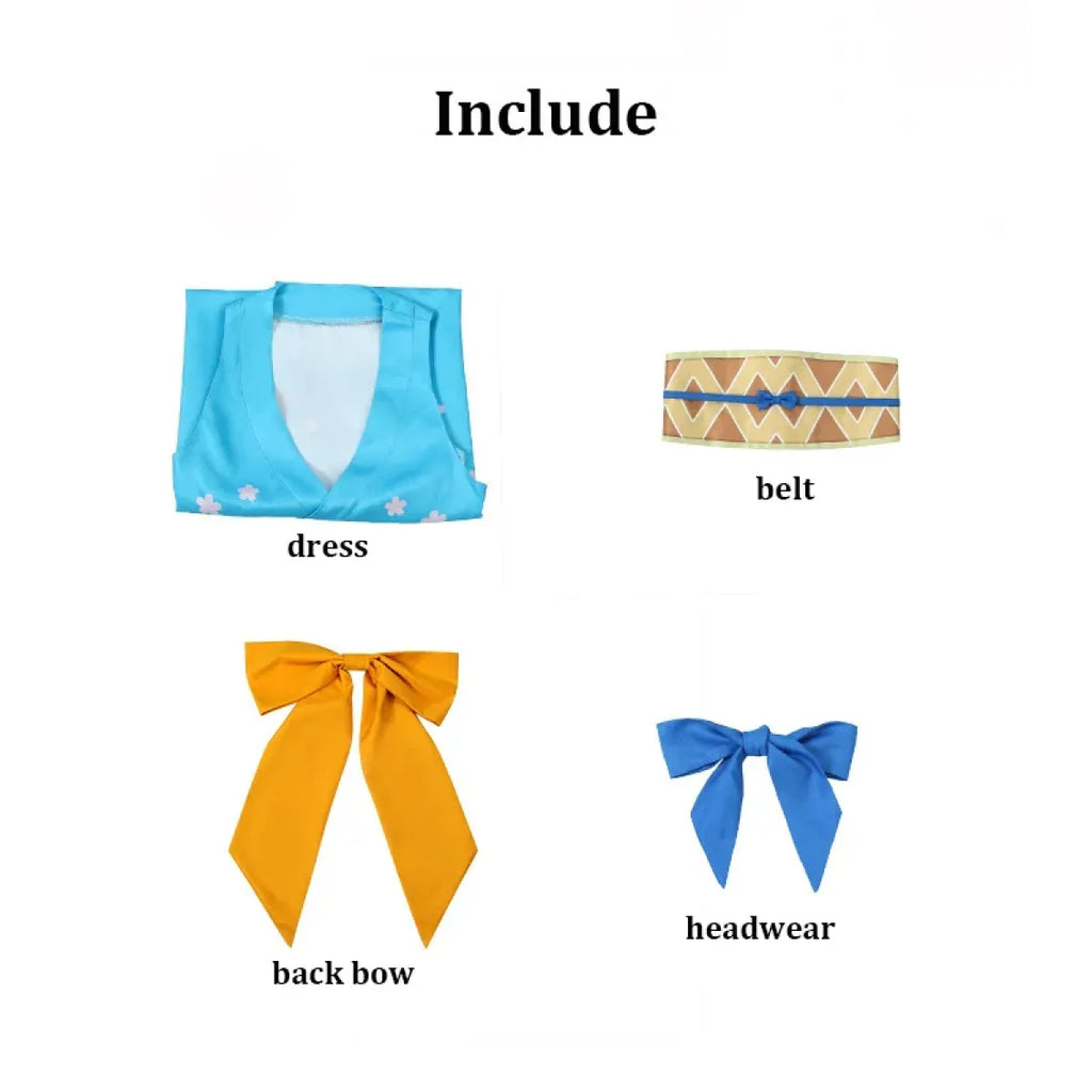Nami Kimono Cosplay Dress & Wig Set - All Dresses - Cosplay - 6