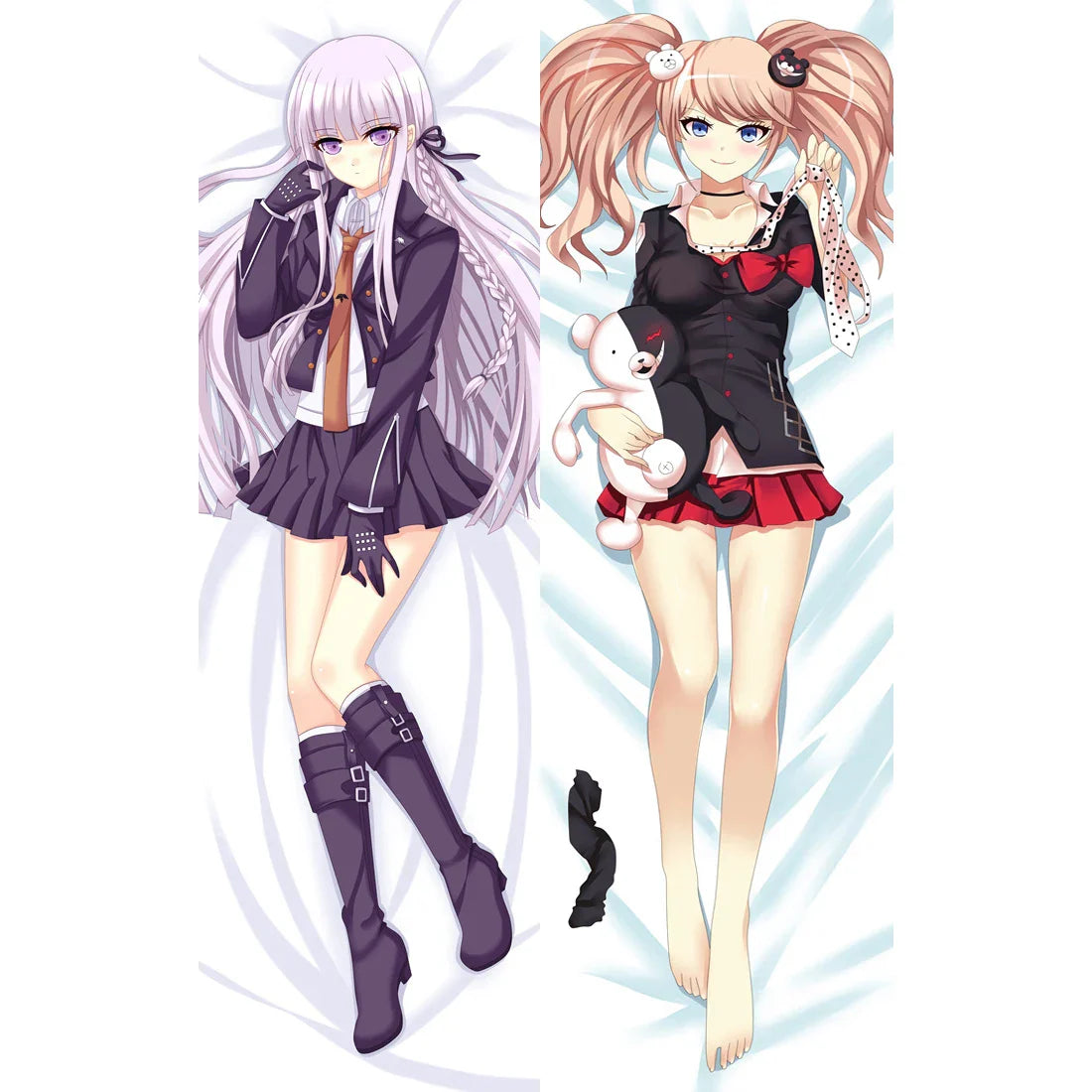 Danganronpa Nanami Chiaki Body Pillow Cover - White / 40x120cm Peach Skin - Anime - Clothing - 1 - 2024