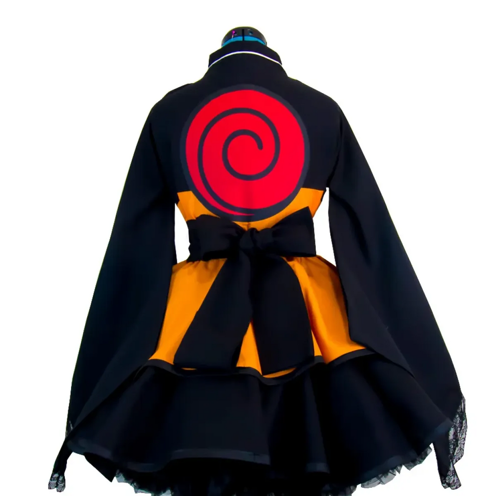 Naruto Uzumaki Gender Swap Kimono Lolita Dress - All Dresses - 2