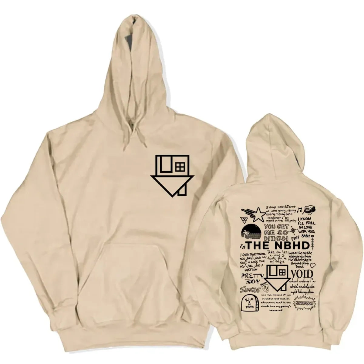 The NBHD Graphic Streetwear Hoodie - Hoodies & Sweatshirts - Hoodies - 1