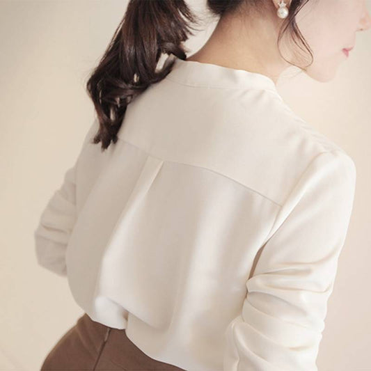 Chiffon Blouse - Women’s Clothing & Accessories - Shirts & Tops - 2 - 2024