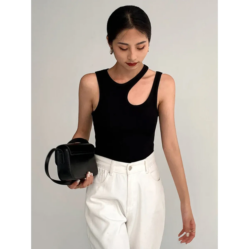 Harajuku Cutout Sleeveless Top - T-Shirts - T-Shirts - 3