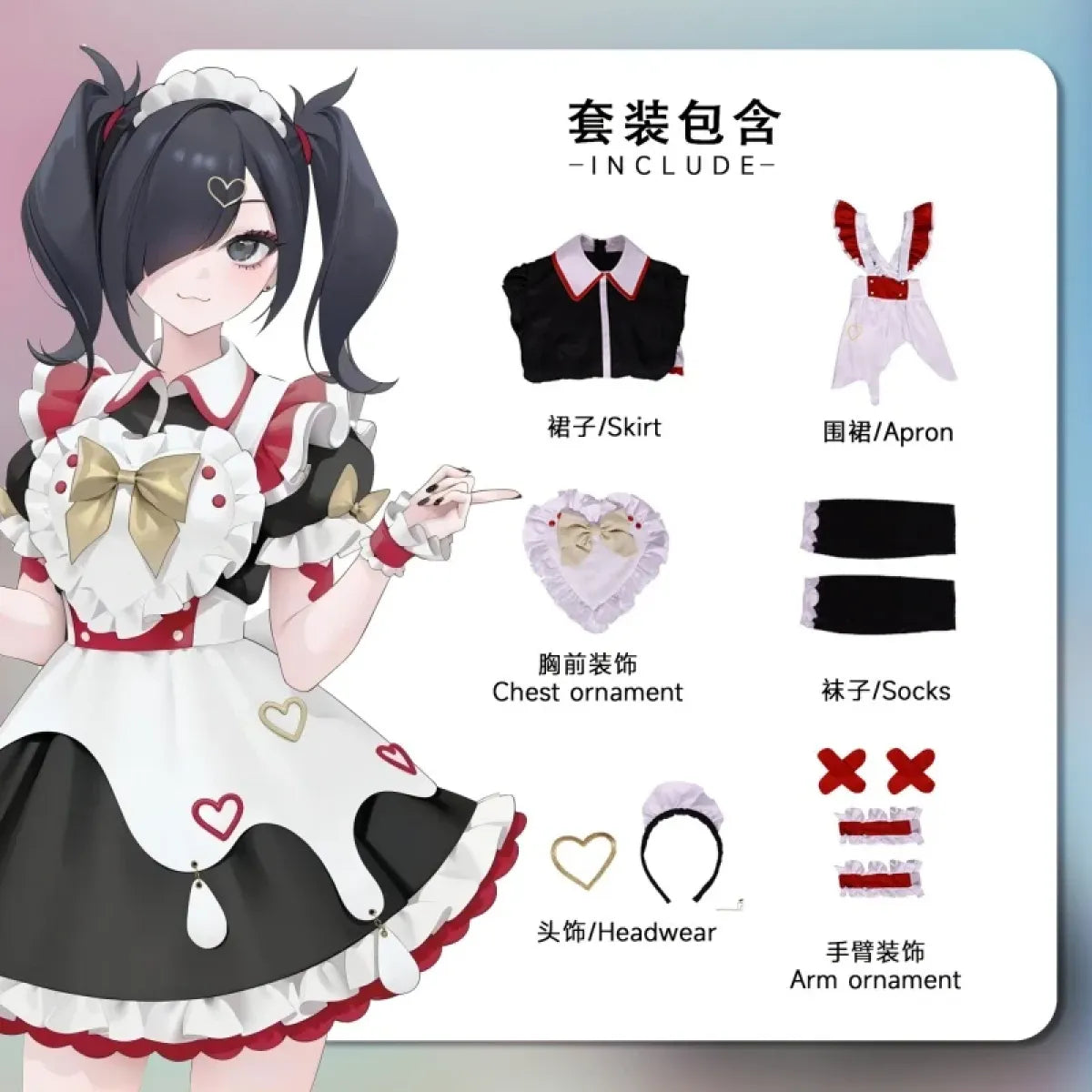KAngel Ame Chan Cosplay Maid Dress – Needy Girl Overdose - All Dresses - Cosplay - 8