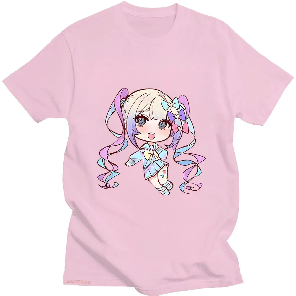 Needy Girl Overdose Pastel Chibi Tee - Pink / XS - T-Shirts - Clothing Tops - 11 - 2024