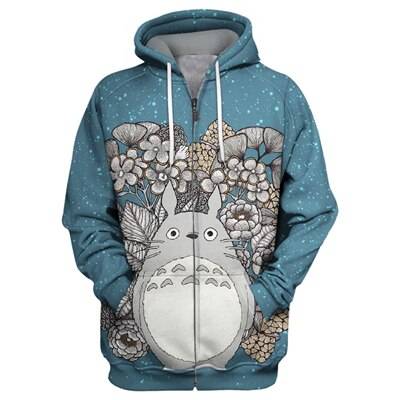 My Neighbor Totoro Hoodie - Zipper Hoodie / 4XL - Women’s Clothing & Accessories - Shirts & Tops - 10 - 2024