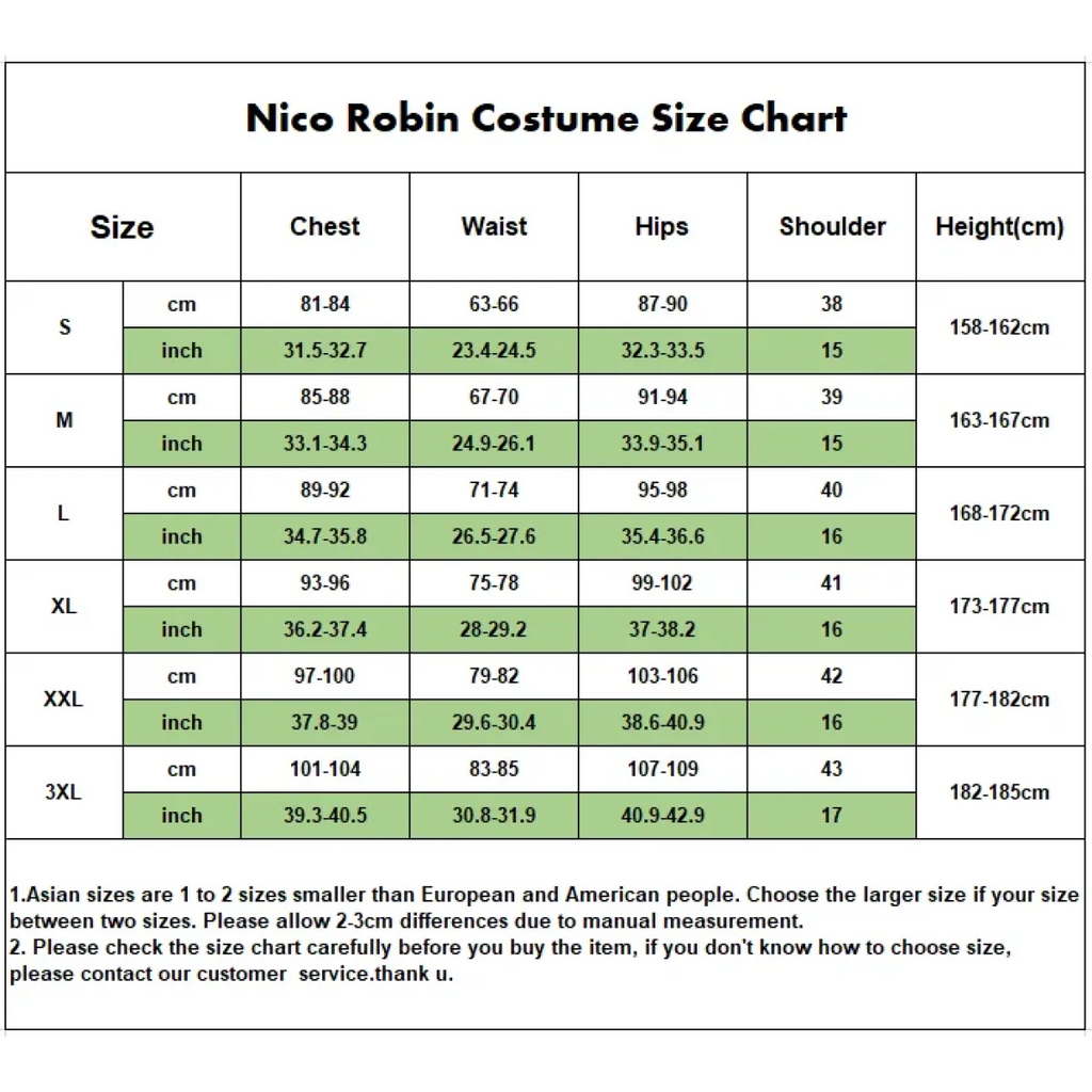 Nico Robin Cosplay Costume – One Piece Top and Skirt Outfit - Bottoms - Cosplay - 7