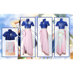 Nico Robin Cosplay Costume – One Piece Top and Skirt Outfit - Bottoms - Cosplay - 8