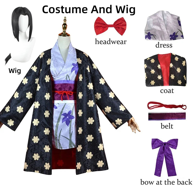 Nico Robin Miss All-Sunday Kimono Costume – One Piece Cosplay - S / Costume and wig - Cosplay - Costumes - 2024 - 8