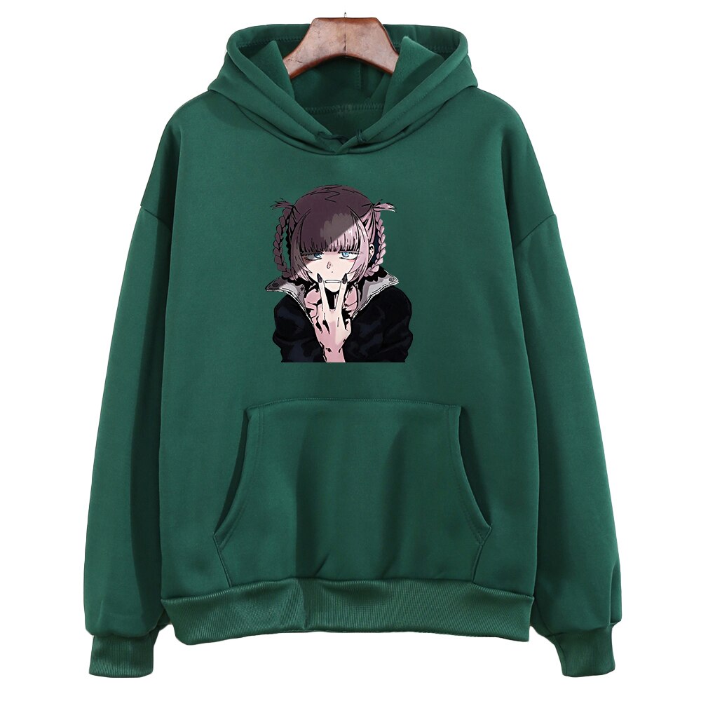 Call Of The Night Anime Hoodie - Dark Green / XXXL - Women’s Clothing & Accessories - Shirts & Tops - 15 - 2024