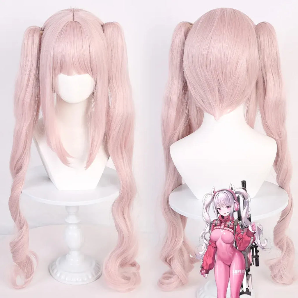 Nikki Alice Cosplay Costume – Pink Bodysuit Jacket Wig & Ears Set - Tops & Tees - Cosplay - 12