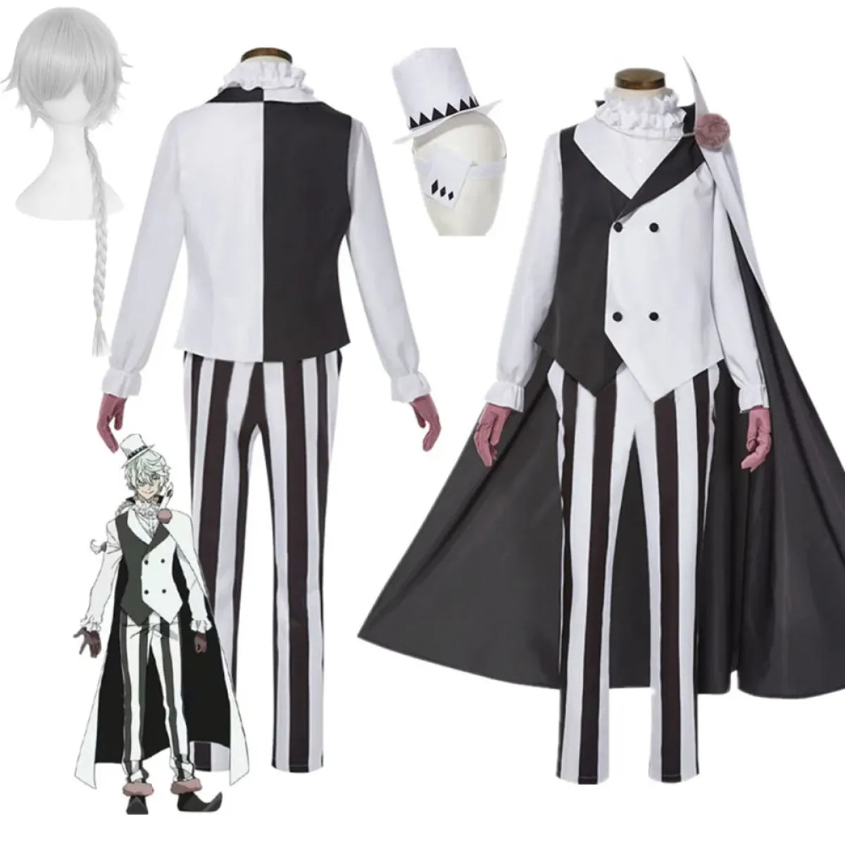 Bungo Stray Dogs Cosplay Nikolai Gogol Suit - Cosplay - 1