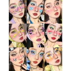 Nine Tails 48-Color Graphic Liner Bundle - Harajuku Style - Cosmetics - 3