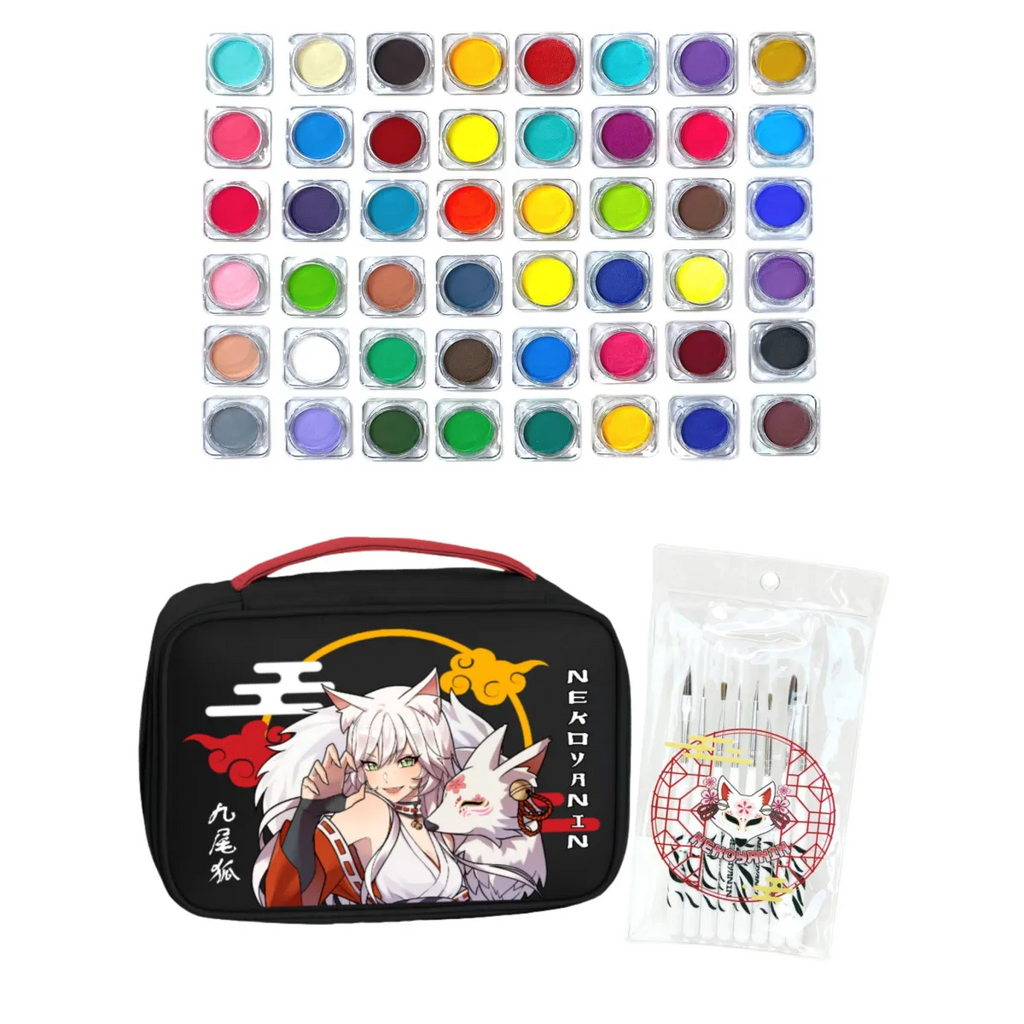 Nine Tails 48-Color Graphic Liner Bundle - Harajuku Style - Cosmetics - 1