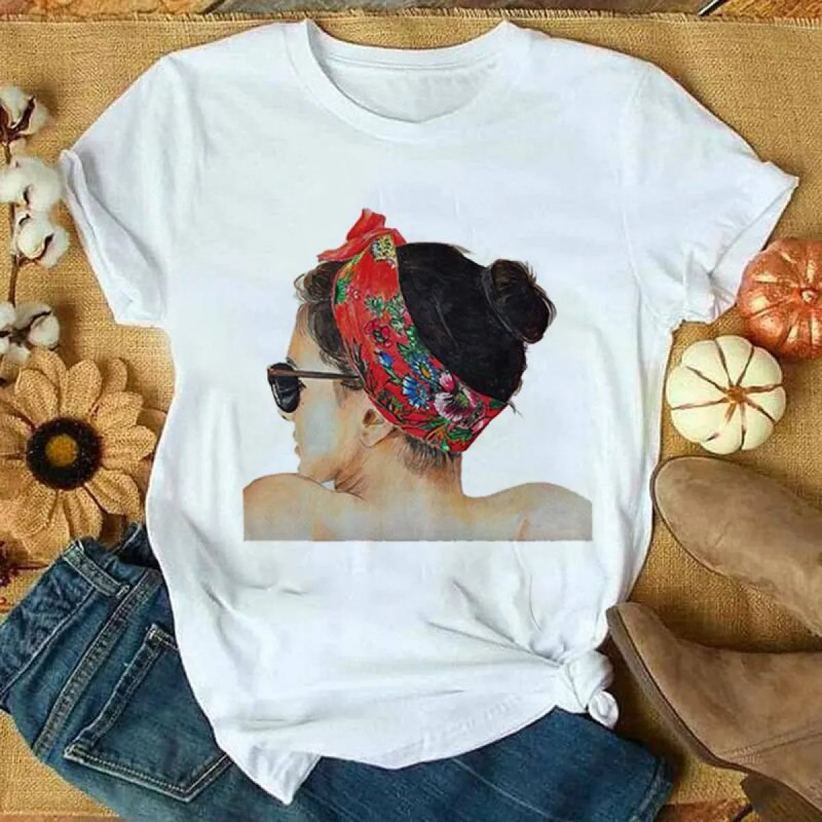 O-Neck Harajuku T-shirt - T-Shirts - 13