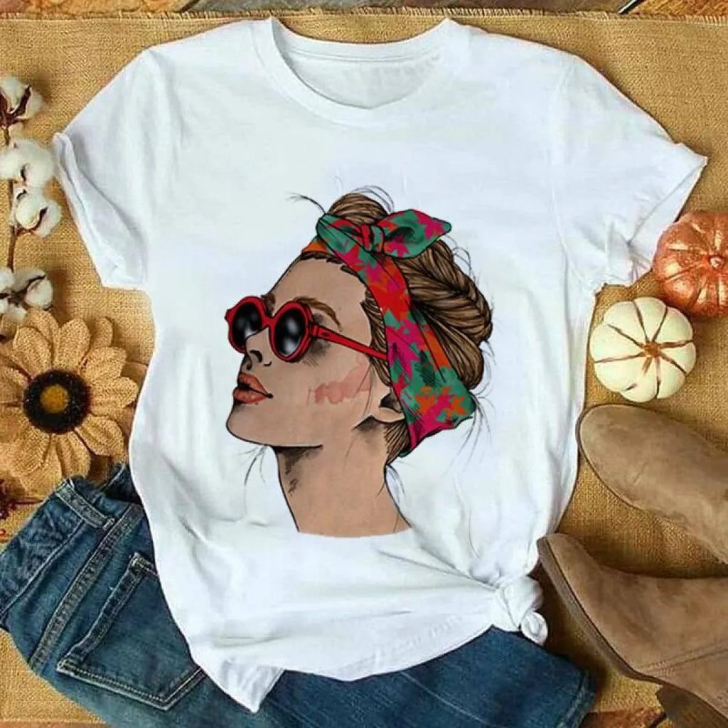 O-Neck Harajuku T-shirt - T-Shirts - 18