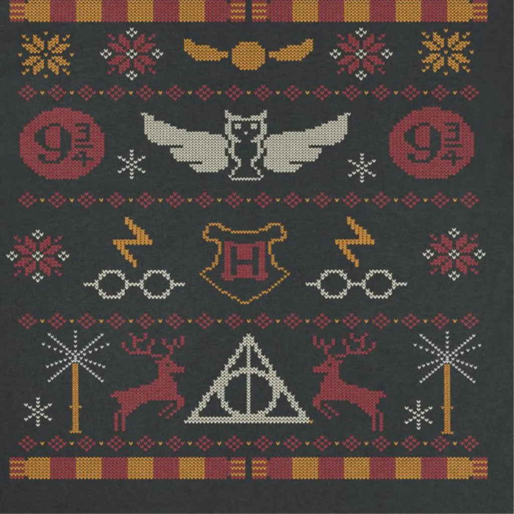 Hogwarts Christmas Crest T-Shirt - T-Shirts - T-Shirt - 2