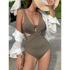 OIINAA Hollow Cutout One-Piece Swimsuit - Swimsuits - Swimsuit / Bikini / One-Piece Swimwear - 1