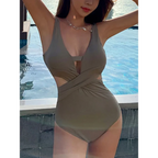 OIINAA Hollow Cutout One-Piece Swimsuit - Swimsuits - Swimsuit / Bikini / One-Piece Swimwear - 4