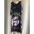 Grunge Oil Painting Off-Shoulder Midi Dress - All Dresses - Midi Dress - 6