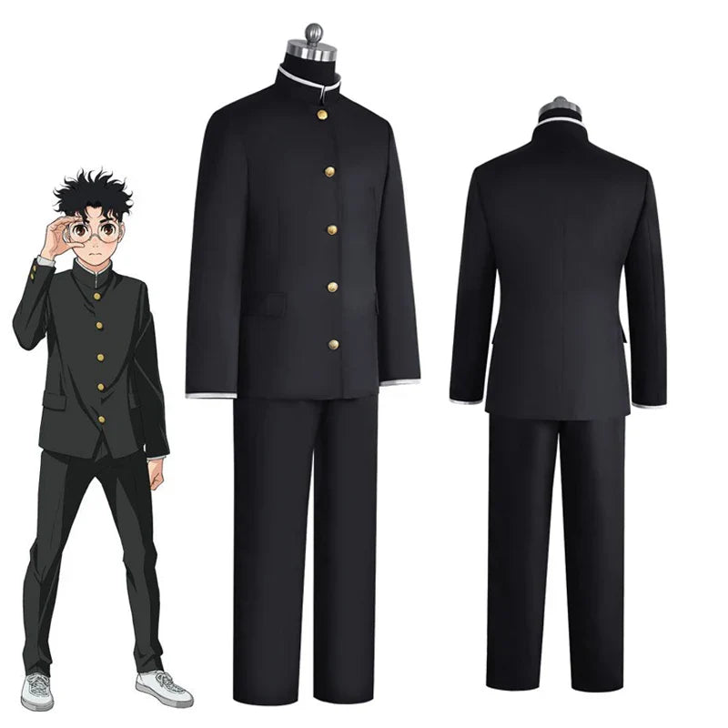 Okarun Cosplay Costume – Dandadan School Uniform with Glasses - Anime - Costumes - 2024 - 4 - Worldwide Shipping