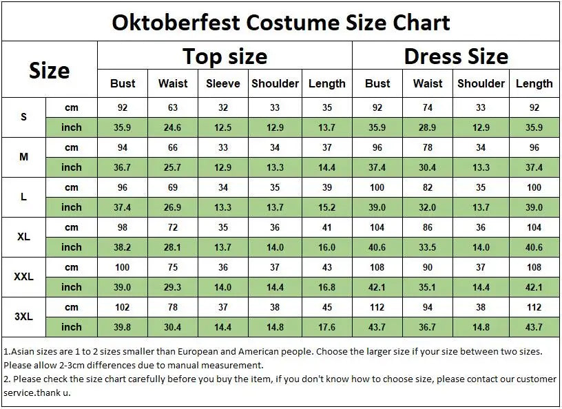 Oktoberfest Dirndl Dress – Bavarian Beer Festival Costume - All Dresses - Dance Dresses Skirts & Costumes - 2024 - 6