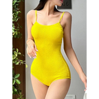 Korean Backless One-Piece Swimsuit – Summer 2025 - Women’s Clothing & Accessories - Swimsuits - 6