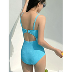 Korean Backless One-Piece Swimsuit – Summer 2025 - Women’s Clothing & Accessories - Swimsuits - 3