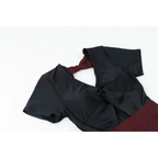 One-Piece Swimsuit – V-Neck Twist Front Cutout Design - Swimsuits - Swimwear - 14