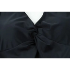 One-Piece Swimsuit – V-Neck Twist Front Cutout Design - Swimsuits - Swimwear - 15