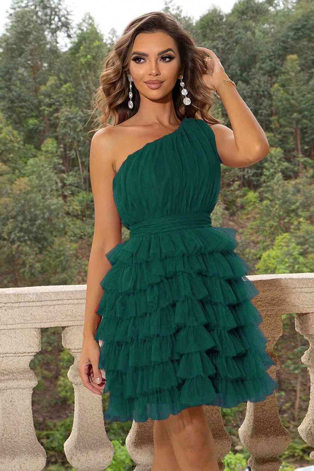 One-Shoulder Sleeveless Dress - All Dresses - Dresses - 7 - 2024