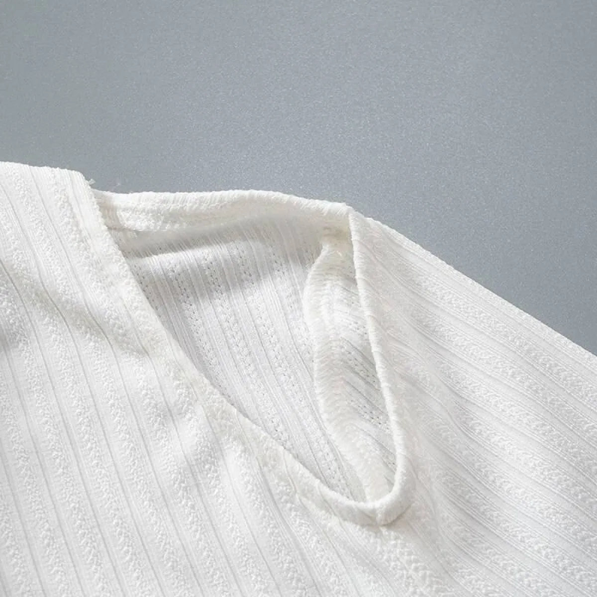 Open Shoulder Chinese Style Blouses - T-Shirts - 11