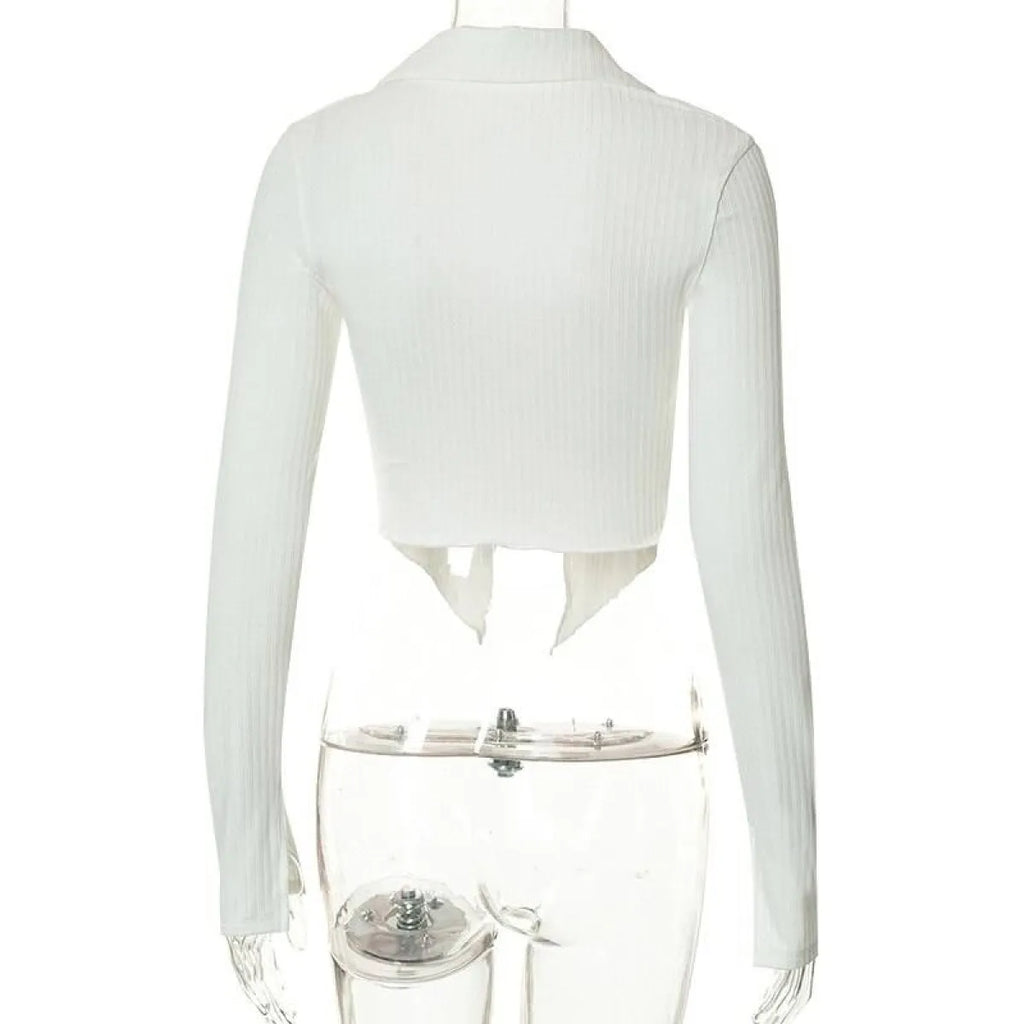 Open Shoulder Chinese Style Blouses - T-Shirts - 7