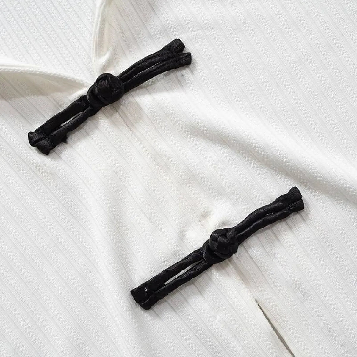 Open Shoulder Chinese Style Blouses - T-Shirts - 9