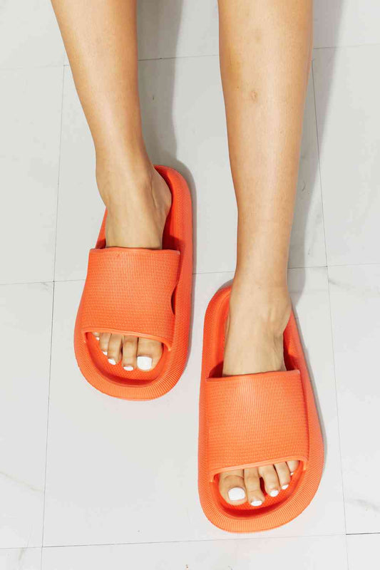 Arms Around Me Open Toe Slide in Orange - Orange / 6 - Accessories - Shoes - 1 - 2024