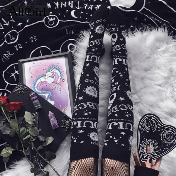 Ouija Board Socks - Women’s Clothing & Accessories - 1