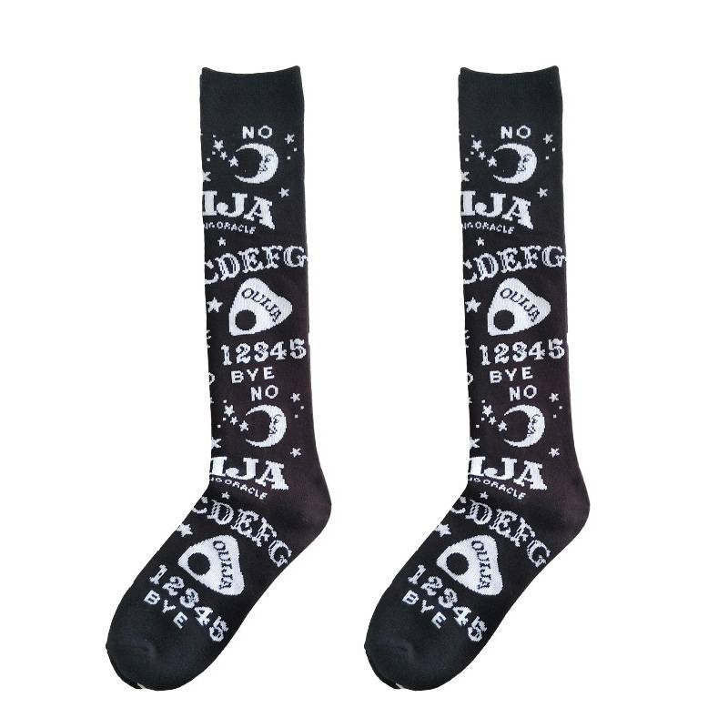 Ouija Board Socks - Black / One Size - Women’s Clothing & Accessories - Shirts & Tops - 12 - 2024