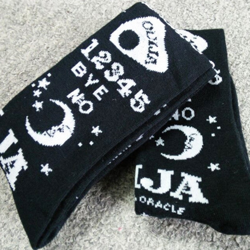 Ouija Board Socks - Black / One Size - Women’s Clothing & Accessories - Shirts & Tops - 6 - 2024