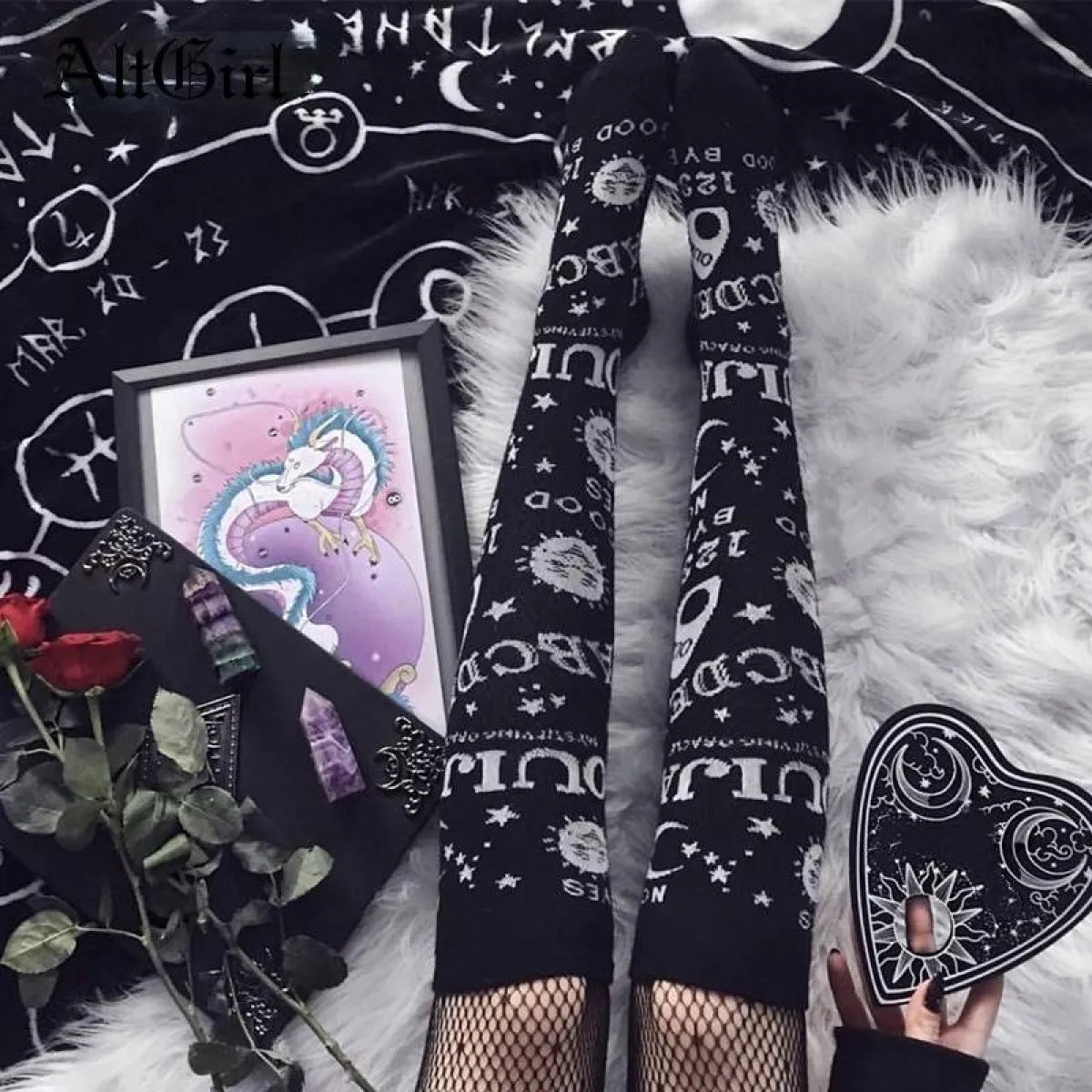 Ouija Board Socks - Women’s Clothing & Accessories - 7