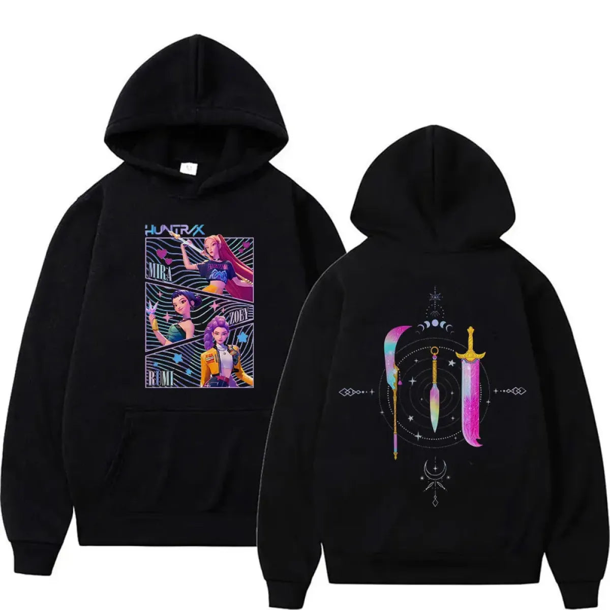 Anime Demon Hunters KPop Graphic Hoodie - Anime - Hoodie - 1
