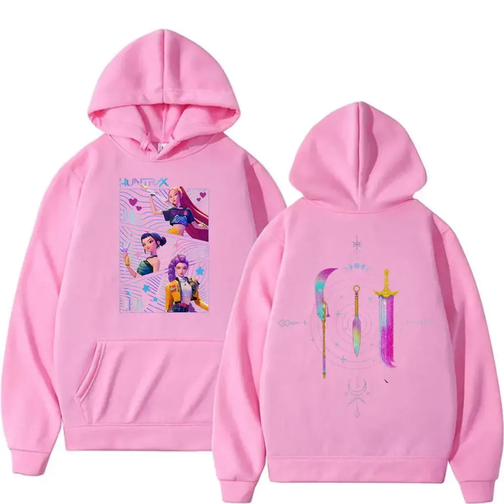Anime Demon Hunters KPop Graphic Hoodie - Anime - Hoodie - 8
