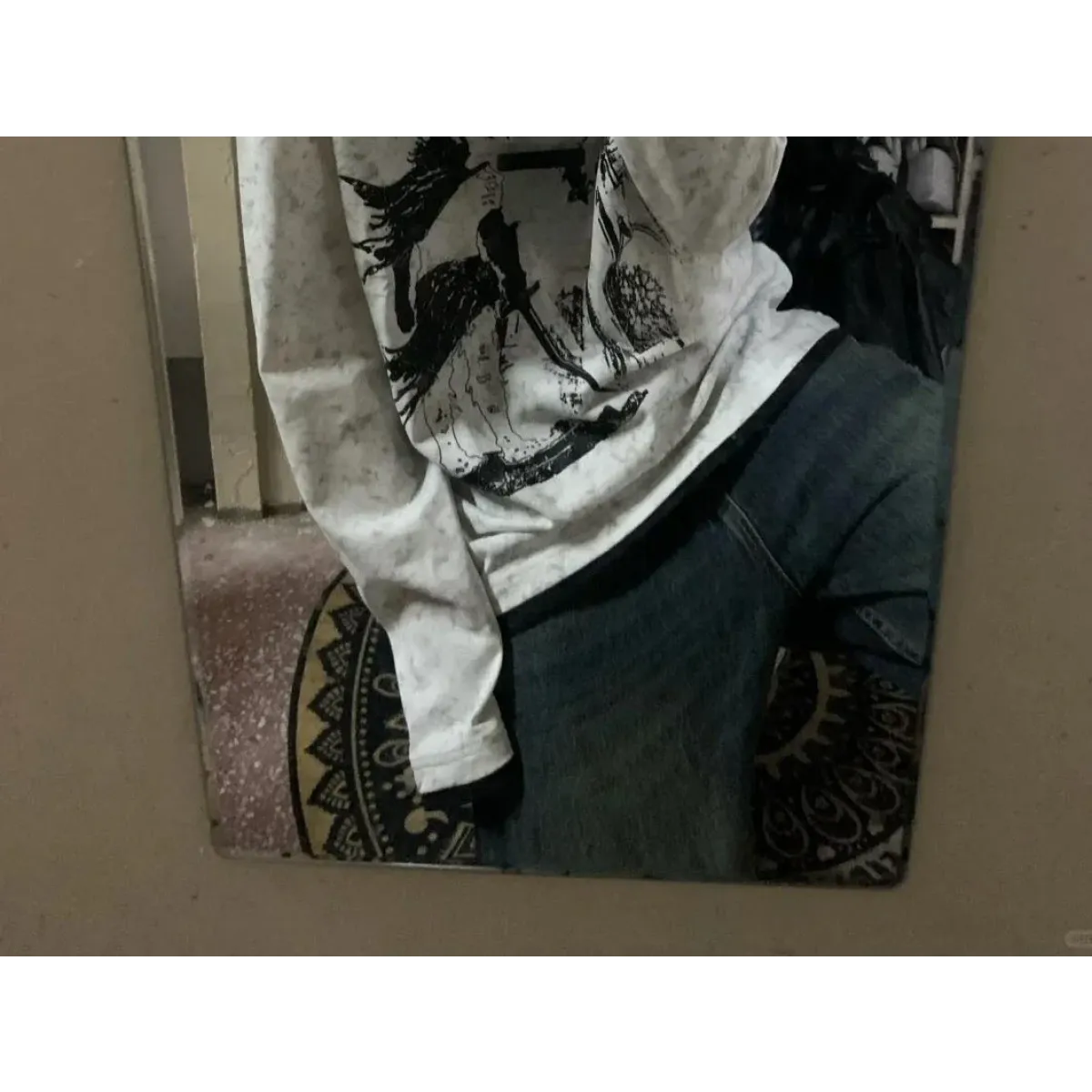 Oversized Gothic T-Shirt - T-Shirts - Long - V-neck - Unisex T-Shirts - 9