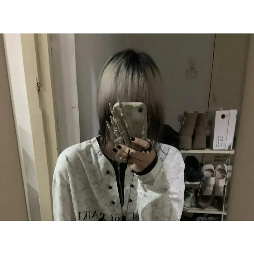 Oversized Gothic T-Shirt - T-Shirts - Long - V-neck - Unisex T-Shirts - 10