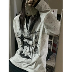 Oversized Gothic T-Shirt - T-Shirts - Long - V-neck - Unisex T-Shirts - 4