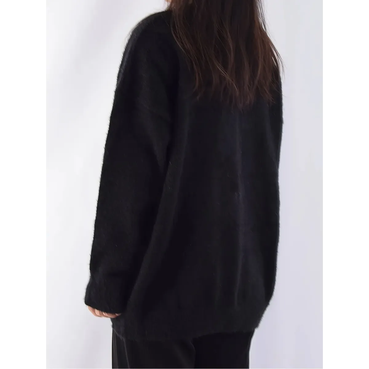 Harajuku Gothic Bat Cat Oversized Knit Sweater - Sweaters - Sweater / Pullover - 3