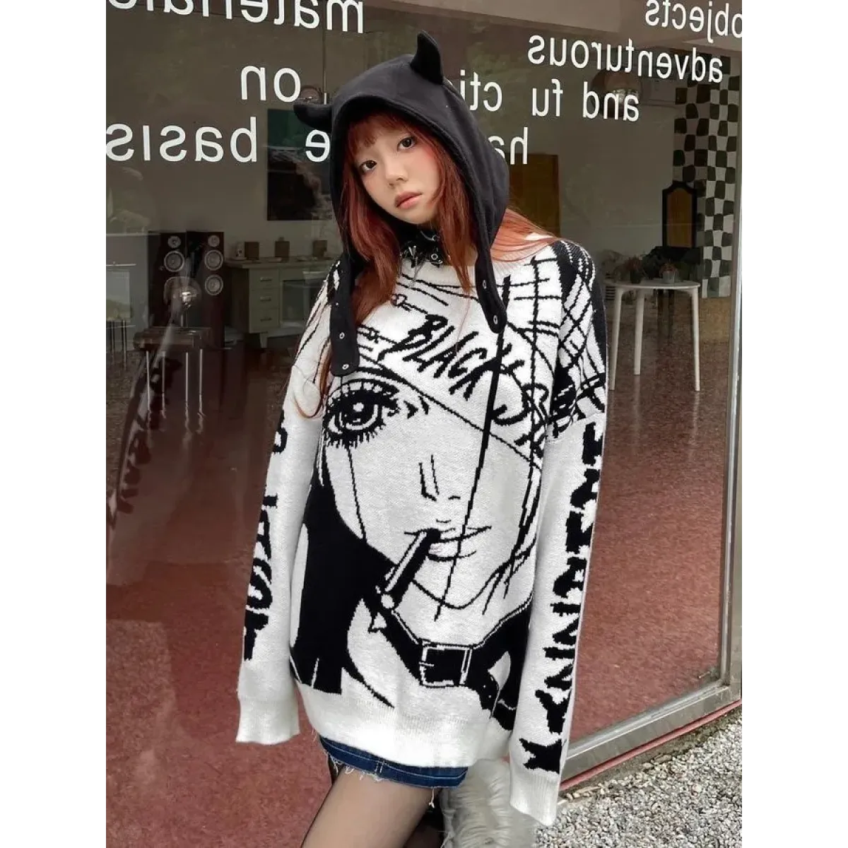 Oversized Misa Sweatshirt - T-Shirts - 1