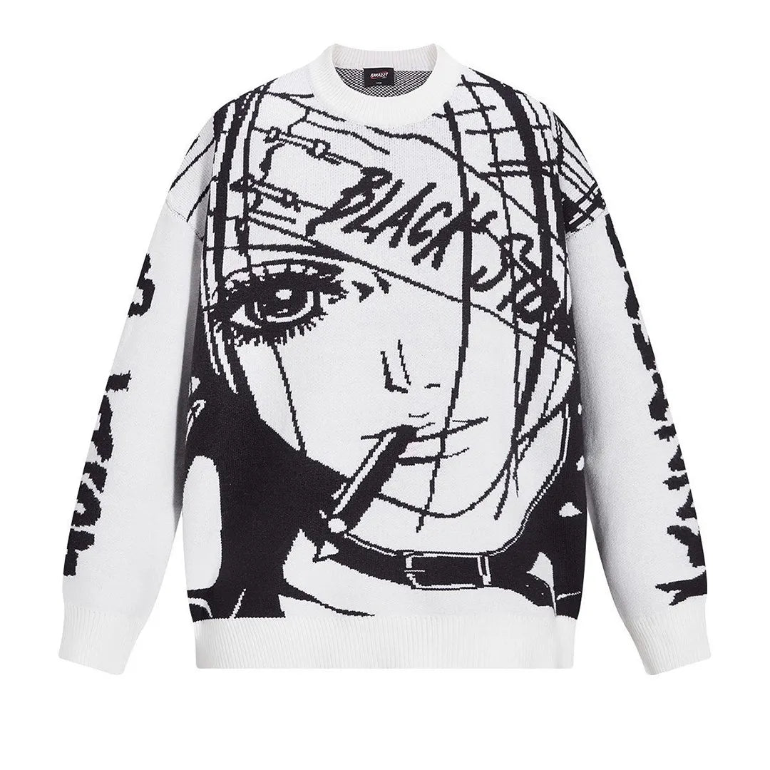 Oversized Misa Sweatshirt - White / L - T-Shirts - Shirts & Tops - 7 - 2024