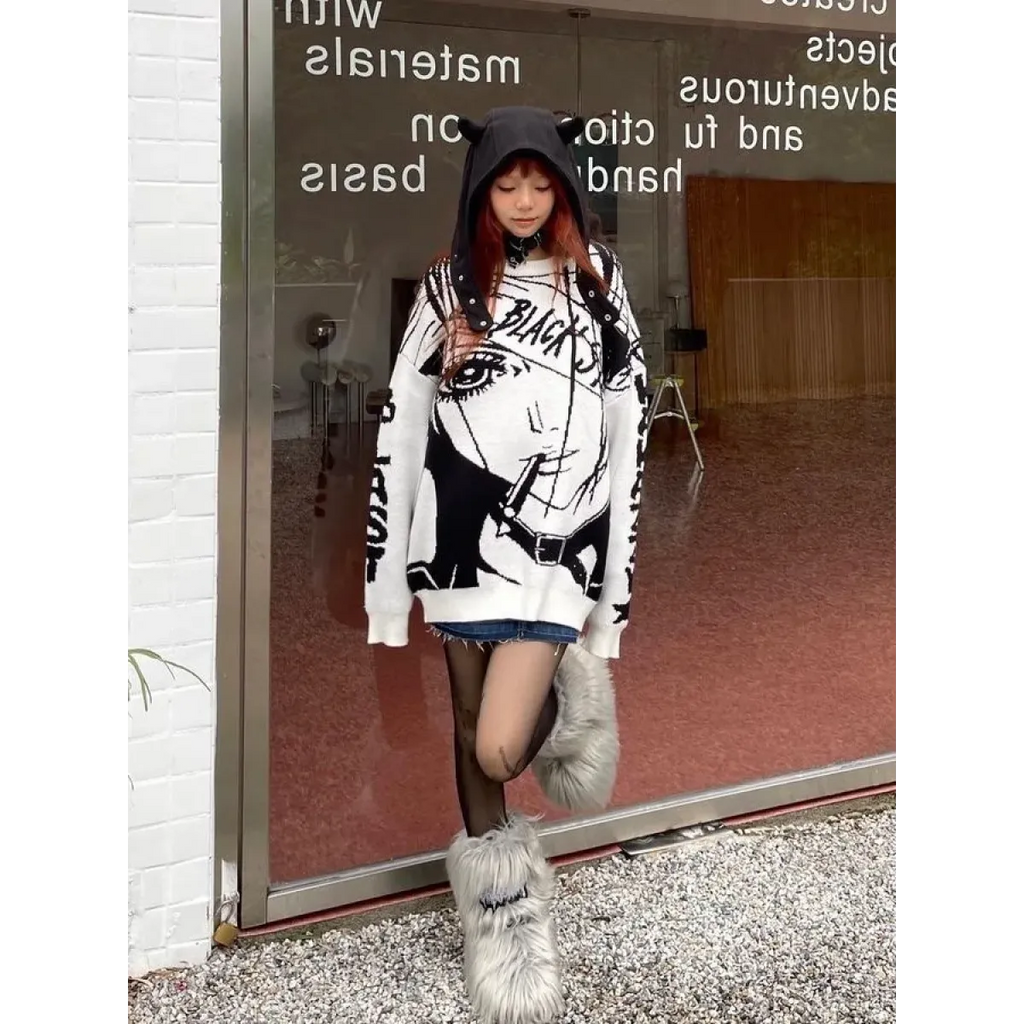 Oversized Misa Sweatshirt - T-Shirts - 9